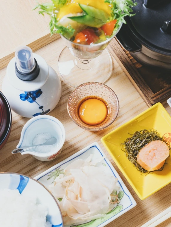 削り節や明太子などのご飯のおとも