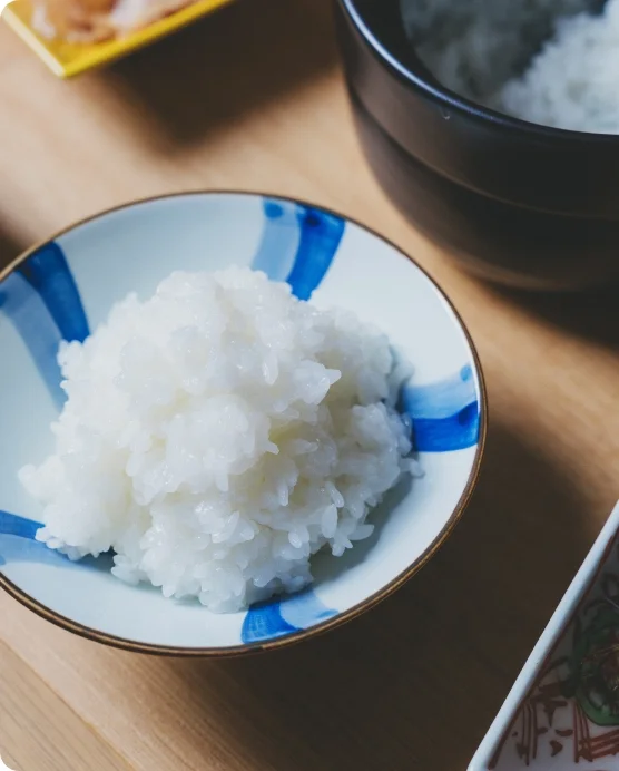 土鍋で炊いた白ご飯